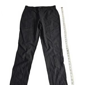 Mario Serrani Black Textured Dress Pants Size L/G